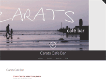 Tablet Screenshot of caratscafebar.com